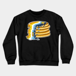 Aroace Pride Pancakes LGBT Crewneck Sweatshirt